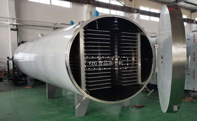 大型食品凍干機交付廣西果蔬凍干深加工